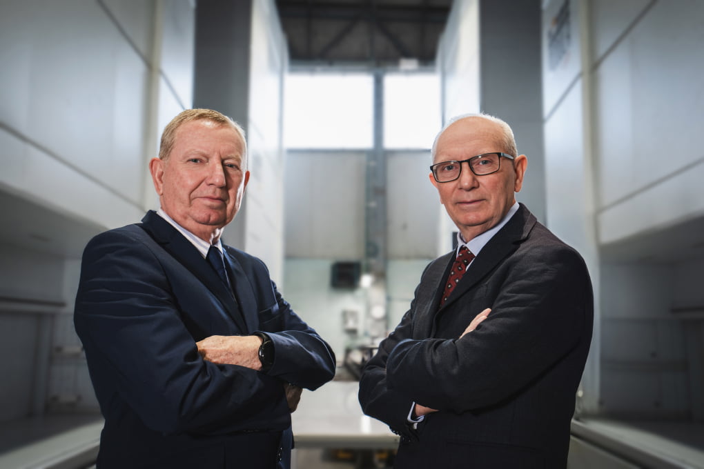 The owners of MF TECNO, the Massini brothers
